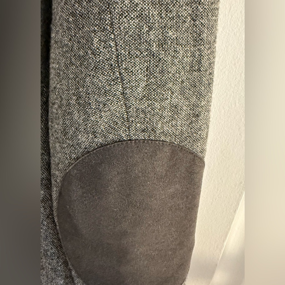 Jos. A. Bank 1905 Collection Wool Blazer - Gray Tweed, Elbow Patches, size XL